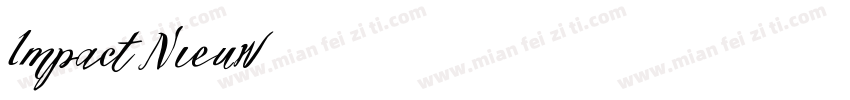 Impact Nieuw 2016字体转换